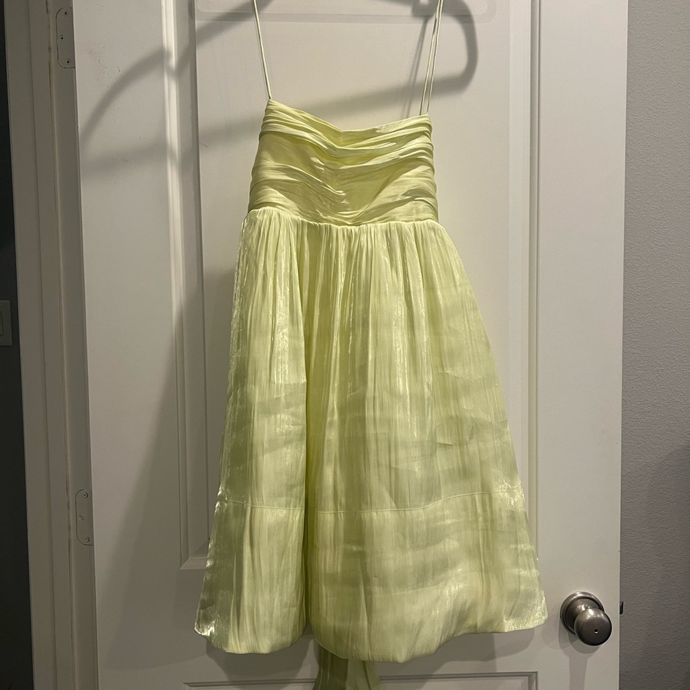 Elegant Light Yellow Formal Dress